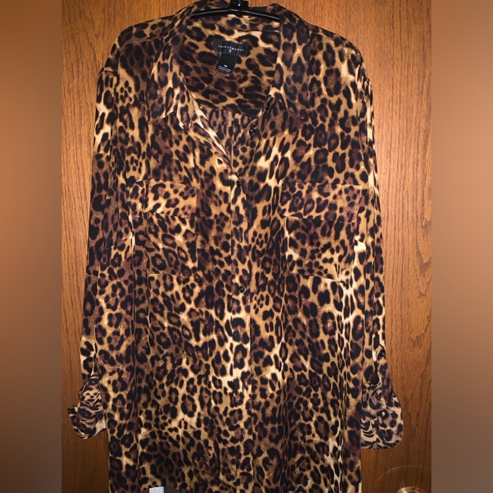 Investments Leopard Camp Blouse